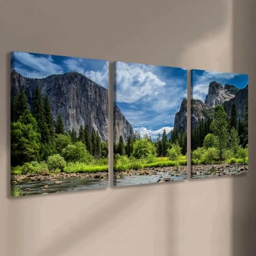 Toile d'art moderne paysage LIFKNVN pour illuminer les pièces sombres et décorer le salon