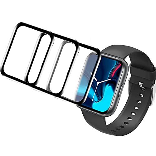 Compatible for Kimnix T99 Pro Smart Watch Screen Protector, Lamshaw [3 Pack] 3D Full Coverage PET Screen Protector Film Compatible for HYSTORM 1.81