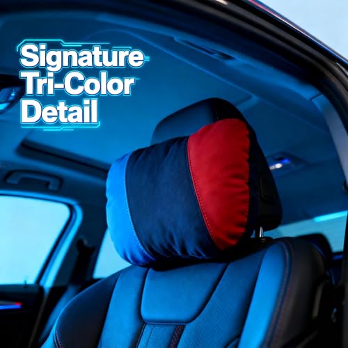 Image of Car Headrest Pillow Neck Cushion Compatible with BMW Interior