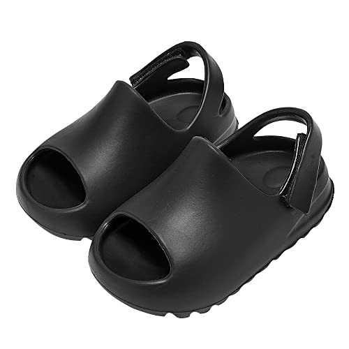 Image of Toddler Little Kids Slides Sandals, Kid Summer Slip On Slides Sandals,Slippers with Strap Anti-slip Water Shoes,Indoor Outdoor Lightweight Slippers Sandals for Boys and Girls