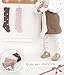 CHUNG Toddler Baby Girls Knee Hight Stocking Cotton Socks 0-7Years Solid Color Bowknot Thin Spring Summer, 5Floral, 3-12M
