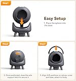 Self Cleaning Cat Litter Tray, FEELNEEDY Odor Control Cat Litter Box, APP Real-Time Monitor, 65L Automatic LitterBox for Multi-cats, Safety Sensors, with 1 Trash Bag - Image 9