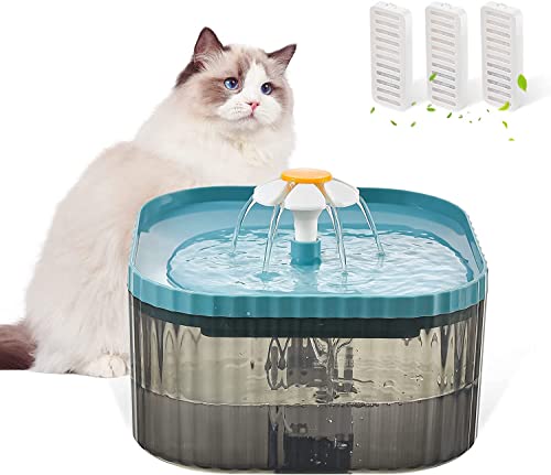 Fuente de agua para gatos 2.5L con bomba silenciosa