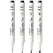 Artline Kalligraphiestifte Set für Anfänger - 4er-Pack, schwarze...