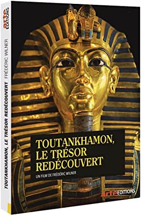 El tesoro de Tutankamón libro importado en francés sobre arqueología de Egipto