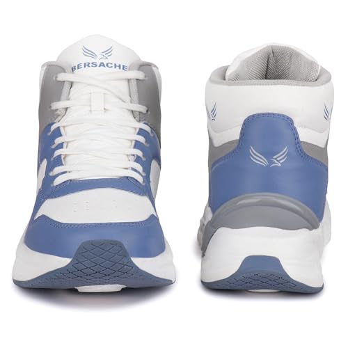 Image of BERSACHE Lightweight Sports,Gym, Trending Stylish Running Shoes for Men (White)