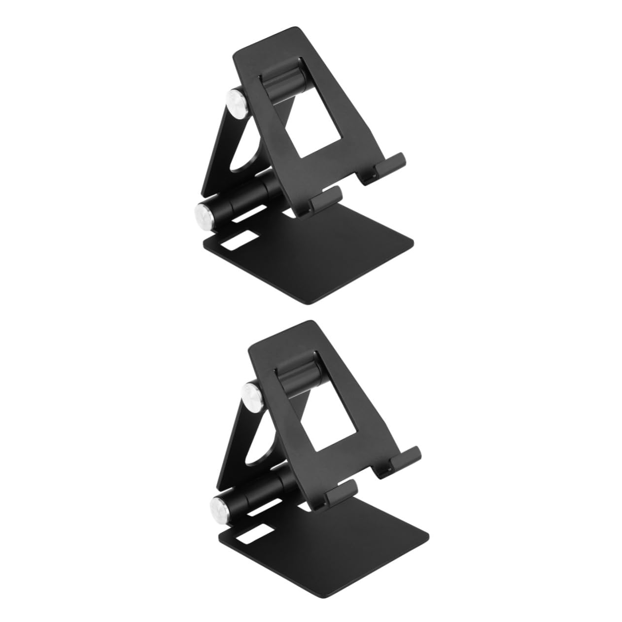Hemobllo 2 Pezzi Supporto Da Tavolo Per Telefono Cellulare Con Base in Metallo Stabile Supporto Da Tavolo Portatile Per Tablet Per Cucinare I Compiti