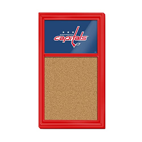The Fan-Brand NHL Washington Capitals: Cork Note Board - Sports Team Bar Sign Décor: Home, Dorm, Garage, Office, Fan Cave