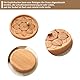 VntMQP hölzerne Lotus Räucherstäbchen Brenner Portable Set mit Räucherstäbchen Brenner Tasche und Reinigungsbürste handgefertigt für Home Decor, Meditation und Yoga (Buche)