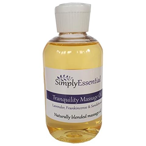 Simply Essential Tranquility massage oil 100ml De-stress, Relax, Stress Relief, Calming relaxing Cover