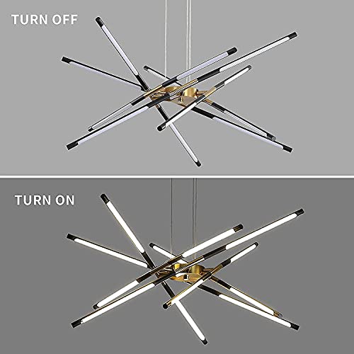 Lustre moderne suspendu 72W à intensité variable par télécommande - 5