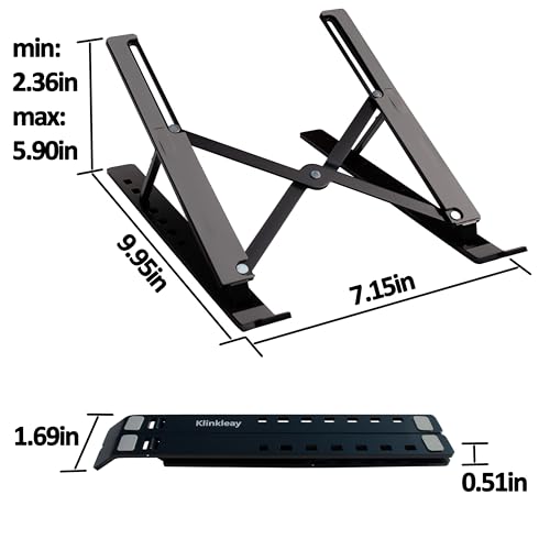 Soporte Plegable para Laptop de Aluminio Ajustable hasta 18" miniatura 2