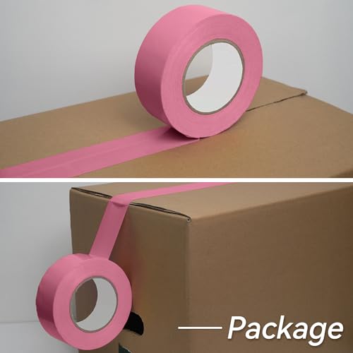 Image of Reniteco Pink Duct Tape- 2 inches x 10 Yards, Waterproof & All-Weather, No Residue, UV Resistant, Heavy Duty for Car, Home & Outdoor Repairs, 1 Roll