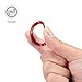 kwmobile Start Stop Button Ring Compatible with BMW BMW 3 Series E90/E91/E92/E93 - Carbon Fiber Car Trim Cover - Black