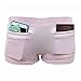 Clever Travel Companion Women's Underwear with Secret Pocket, Pink, Medium
