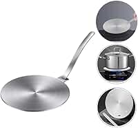 Adaptador Universal para Fogão De Indução 20cm - Aço Inox Resistente - Compatível com Todas as Panelas