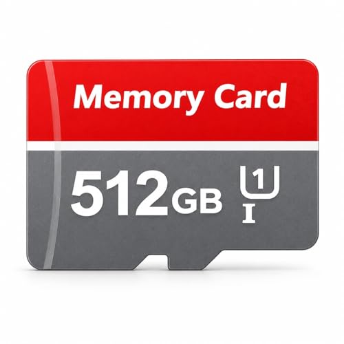 Memory Card 512GB Waterproof TF Card 512 GB High Speed Memory Cards Portable Memory Carte for Storage Phone/Camera/Dash Cam