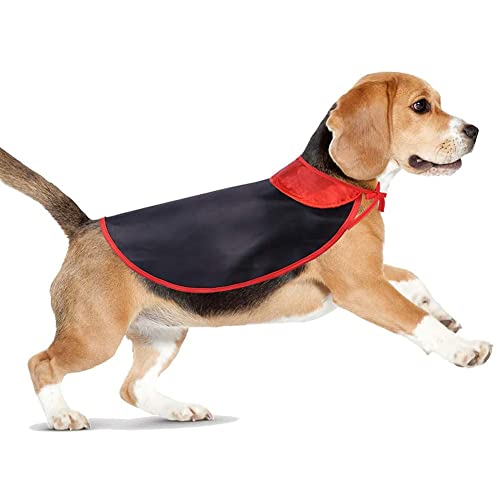 Strangefly 2 Pack Halloween Dog Costume, Pet Vampire Cloak&Bat Wings Apparel Suit, Holiday Cosplay,Party Dress Up,Cute,Funny And Cool,For Small Medium Large Dog Pet Clothes (Large, Black) #TOP6