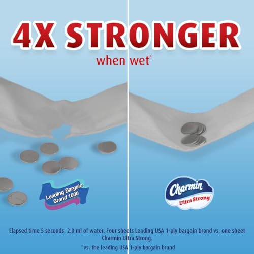 Image of Charmin Ultra Strong Toilet Paper 6 Mega XL Rolls, 363 Sheets Per Roll (Packaging May Vary)