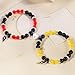 Povictvk Best Friendship Bracelets Touch Matching Couples Bracelets for Long Distance Christmas Valentines Day Birthday Gifts for Sister Bestie Boyfriend, 7.5in, black