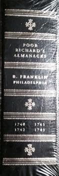 Leather Bound Poor Richard's Almanacks, 1740-1743 (4 Volume Set) Book