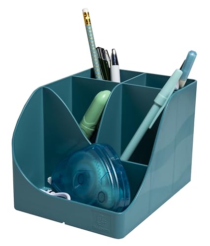 Rangement bureau Exacompta 69534D pot à crayons Bleu Pacifique
