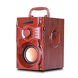 [Altavoces Bluetooth] - [Sonido brillante] Versión del altavoz bluetooth RS-A900, altavoz bluetooth con gran potencia de 10 W, 3 altavoces incluido un subwoofer de alto rendimiento, dos tweeters y un conducto de graves pesado trasero. Los altavoces Bluetooth con radiadores pasivos ofrecen un sonido estéreo de 10 W con agudos nítidos, medios precisos y graves profundos. Reciba un en fiestas, al aire libre y bajo techo, junto a la piscina, en la playa y en el camping.