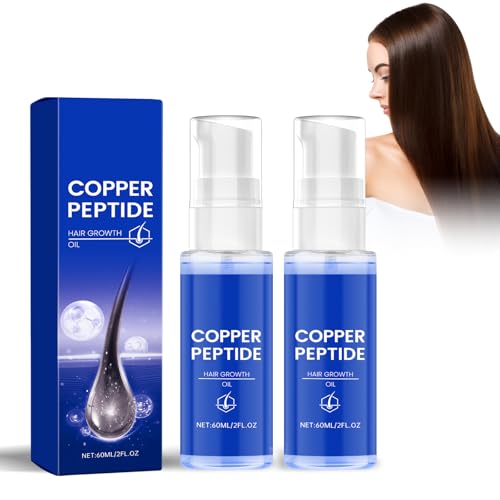 2PC Copper Peptide Serum,Suero Para Crecimiento Del Cabello,Copper Peptide Hair,Péptidos De Cobre Para El Cabello,Péptido De Cobre Avanzado Fleava,Nutre El Cuero Cabelludo y Las Raíces Del Cabello