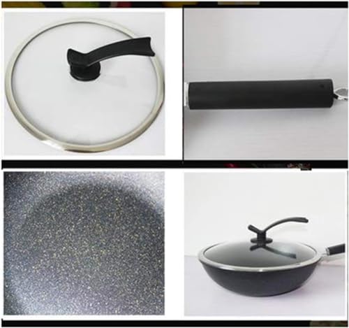 Wok antiadherente con tapa 32cm miniatura 4