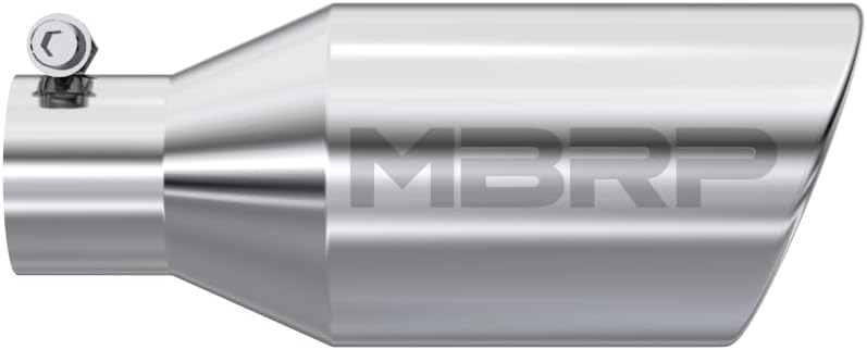 MBRP T5160 Exhaust Tip (4.5" O.D., Single Wall Angle Rolled End, 2.5" Inlet 11" in length)