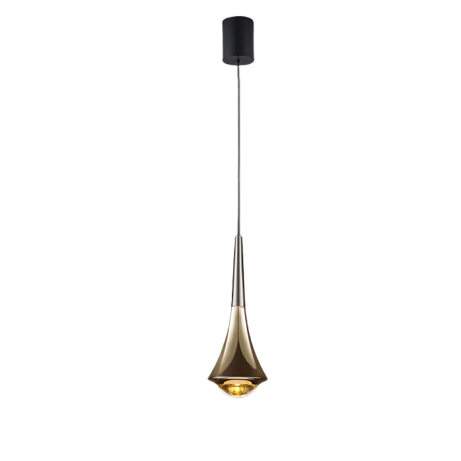 Suspension LED réglable pour éclairer un îlot de cuisine sombre