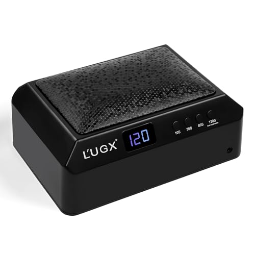 Lampe LED UV manucure 72W L'UGX à plateau rétractable noir