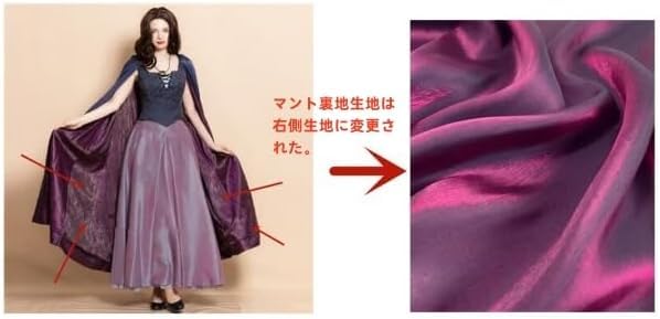 リトルマーメイド　ヴァネッサ衣装 Sサイズ　ウィッグ・ペンダントセット リトルマーメイド ヴァネッサ衣装 Sサイズ ウィッグ・ペンダント