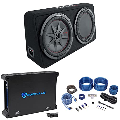 Amazon.co.jp: Kicker 48TCWRT122 COMPRT12 12インチ 1000W スリムサブ
