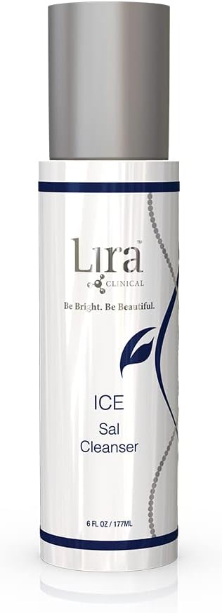 Lira Clinical - ICE Sal Cleanser with Plant Stem Cells- Cooling Facial Cleanser (6 Ounce)