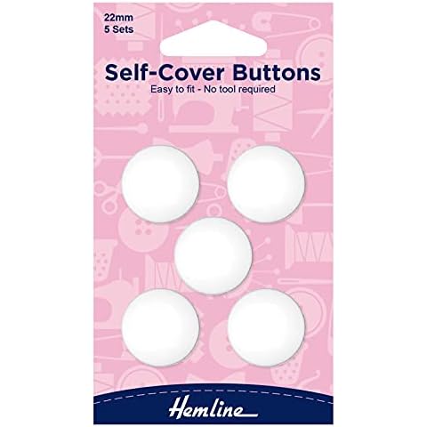 Boutons Auto-couvrants Hemline 22mm Cover
