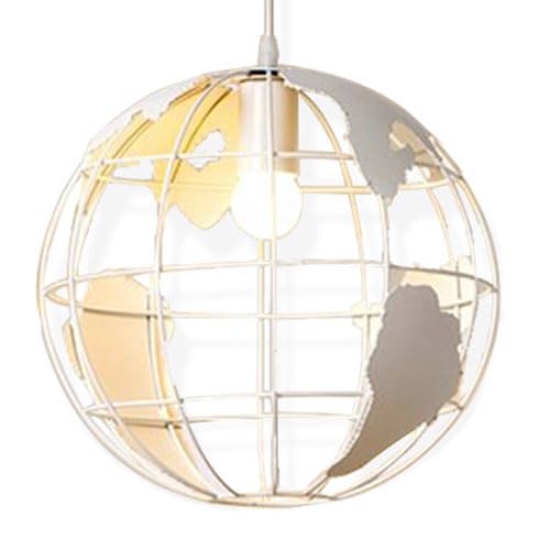 Lustre encastré industriel en métal noir pour salon et café