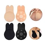 El paquete incluye: viene con 2 pares de sujetadores sin espalda sin tirantes de conejo; 2 colores clásicos disponibles, negro y carne. El tamaño M es de aprox. 9.5 cm / 3.7 pulgadas, traje para copa A / B; L tamaño es de aprox. 11 cm / 4.3 pulgadas, traje para copa C / D; El tamaño XL es de aprox. 13 cm / 5.1 pulgadas, traje para D / E o más grande, se pueden elegir 3 tamaños, que pueden satisfacer los requisitos de la mayoría de las mujeres.