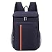 GUBAOPQLA Sac de Pique-Nique, Sac à Dos Isotherme à Glacière,Sac Étanche à Déjeuner Repas, Cooler Backpack Bag, Sac Isotherme Portable pour Déjeuner Plage Pique-Nique Camping BBQ (18L),Bleu