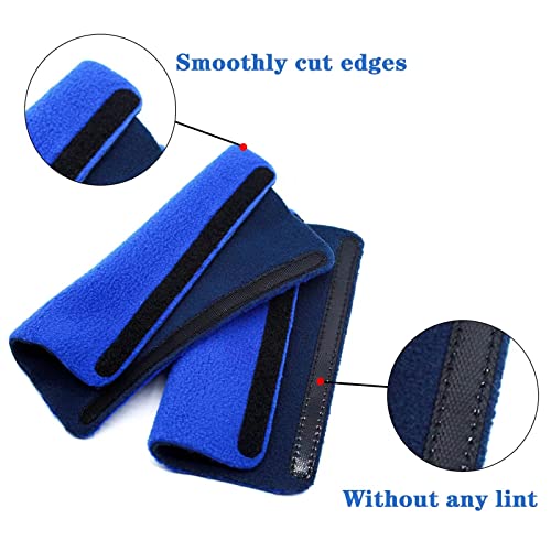 Image of 4 Pack Strap Covers, Strap Cushions for Mask Strap Headgear, C papa Accessories & Supplies Soft Fleece Strap Cover for Reducing Mask Red