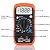 WeePro Vpro850L Digital Multimeter DC AC Voltmeter, Ohm Volt Amp Test Meter, Electric Tester Ohmmeter with Diode and Continuity Detector, Backlit Display and Insulated Rubber Case Kickstand