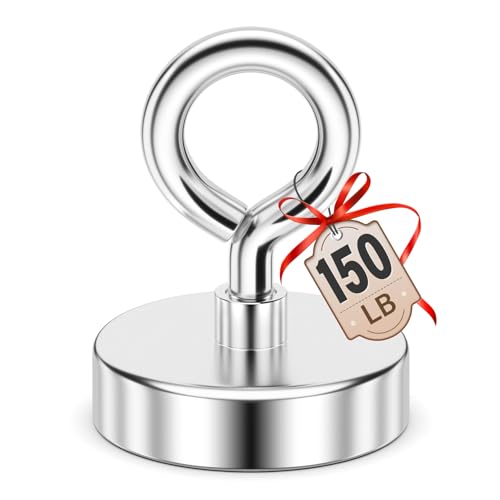 image for FINDMAG Neodymium Fishing Magnets, 150 LBS Pulling Force Neodymium Rar
