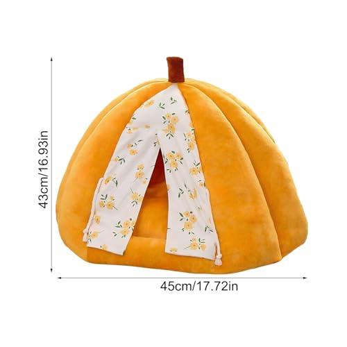 Cama para gatos y perros pequeños con cojín suave para gatito de interior 7