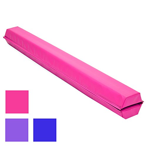 Best Choice Products 9ft Folding Medium-Density Foam Floor Balance Beam for Gymnastic