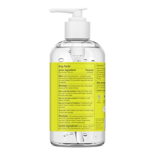 Medical Grade Hand Sanitizer Gel - 97% ORGANIC - 8 FL.OZ. with PUMP - Image 3
