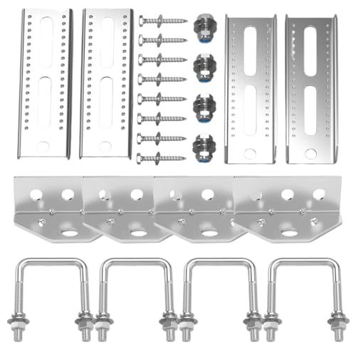Supports de couchette galvanisés pivotants en acier robuste