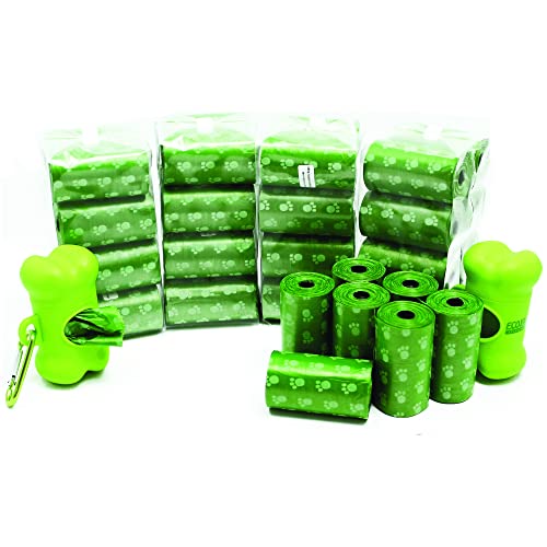Image of Wholesale Biodegradable Dog Poop Bags 2400-Count (120 Rolls) with 2 Dispensers : Environment Friendly w / d2w for Fast Degradation, Dog Waste Bags, Lavender Scented, Pet Waste Poopbags