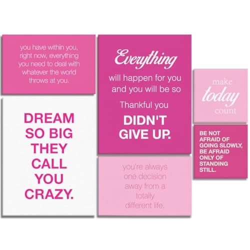 YEOION Inspirational Canvas Wall Art for Office,Motivational Quotes Canvas Wall