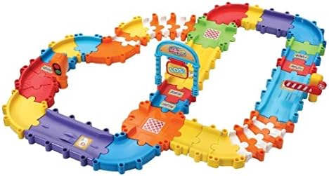 Vtech 80 524404 Tut Baby Flitzer zestaw uliczny deluxe, samochody dziecięce, wielokolorowy