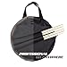 HAIRIESIS Snare Drum Practice Pad,12-Inch Practice Drum Pad,Double Sided Silent Drum Pad and Sticks,Drum Pads Carry Bag